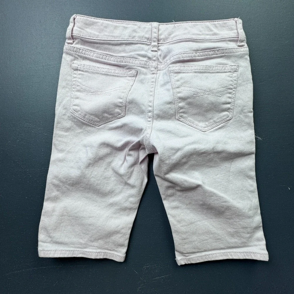 GapKids 1969 Girls Size 8 Pink Denim Bermuda Shorts Regular Fit Cotton Casual